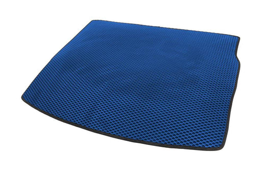 Trunk mat (EVA, Blue) SW for Renault Megane III 2009-2016 - Reelken Auto