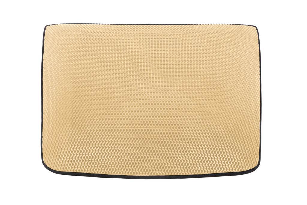 Trunk mat V1 (EVA, Beige) for Volkswagen Touareg 2010-2018 - Reelken Auto