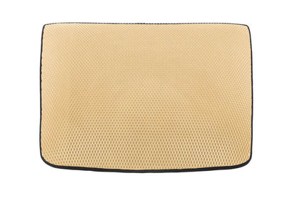 Trunk mat V1 (EVA, Beige) for Volkswagen Touareg 2010-2018 - Reelken Auto