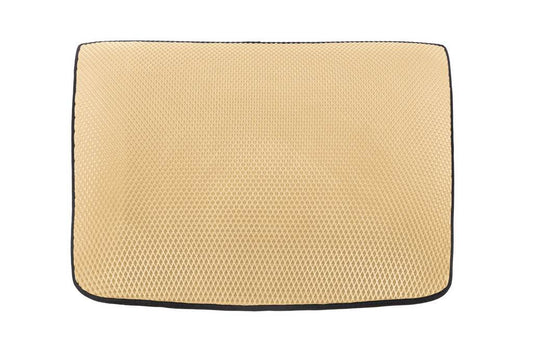 Trunk mat V1 (EVA, Beige) for Volkswagen Touareg 2010-2018 - Reelken Auto