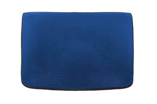 Trunk mat V1 (EVA, Blue) for Volkswagen Touareg 2010-2018 - Reelken Auto