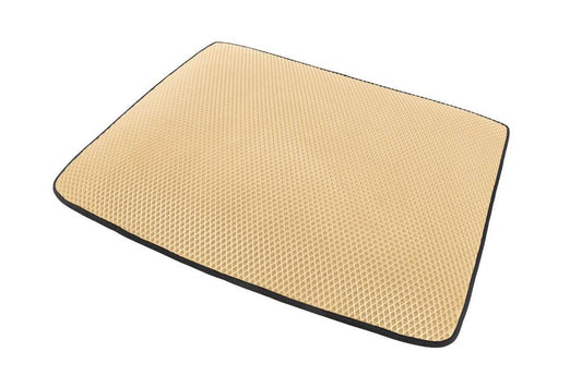 Trunk mat V1 (EVA, Beige) for Volkswagen Touareg 2010-2018 - Reelken Auto