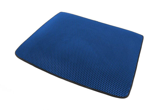 Trunk mat V1 (EVA, Blue) for Volkswagen Touareg 2010-2018 - Reelken Auto