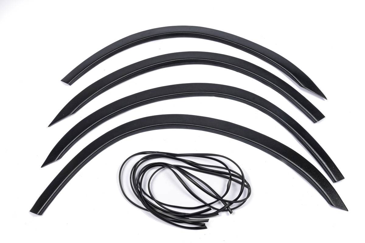 Wheel arch covers 2006-2013 (short base, 4 pcs, black) for Ford Transit 2000-2014 - Reelken Auto