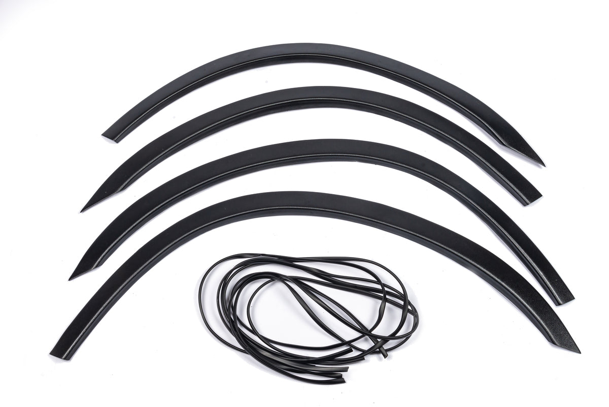 Fender flares 2006-2013 (short wheelbase, 4 pcs, black) for Ford Transit 2000-2014 - image 1