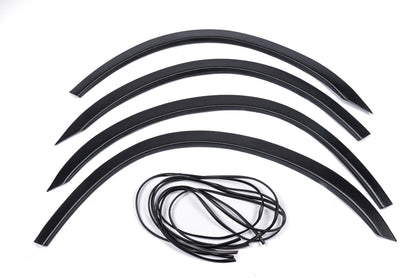 Fender flares 2006-2013 (short wheelbase, 4 pcs, black) for Ford Transit 2000-2014 - image 1