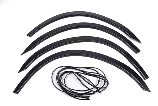 Fender flares 2006-2013 (short wheelbase, 4 pcs, black) for Ford Transit 2000-2014 - image 1