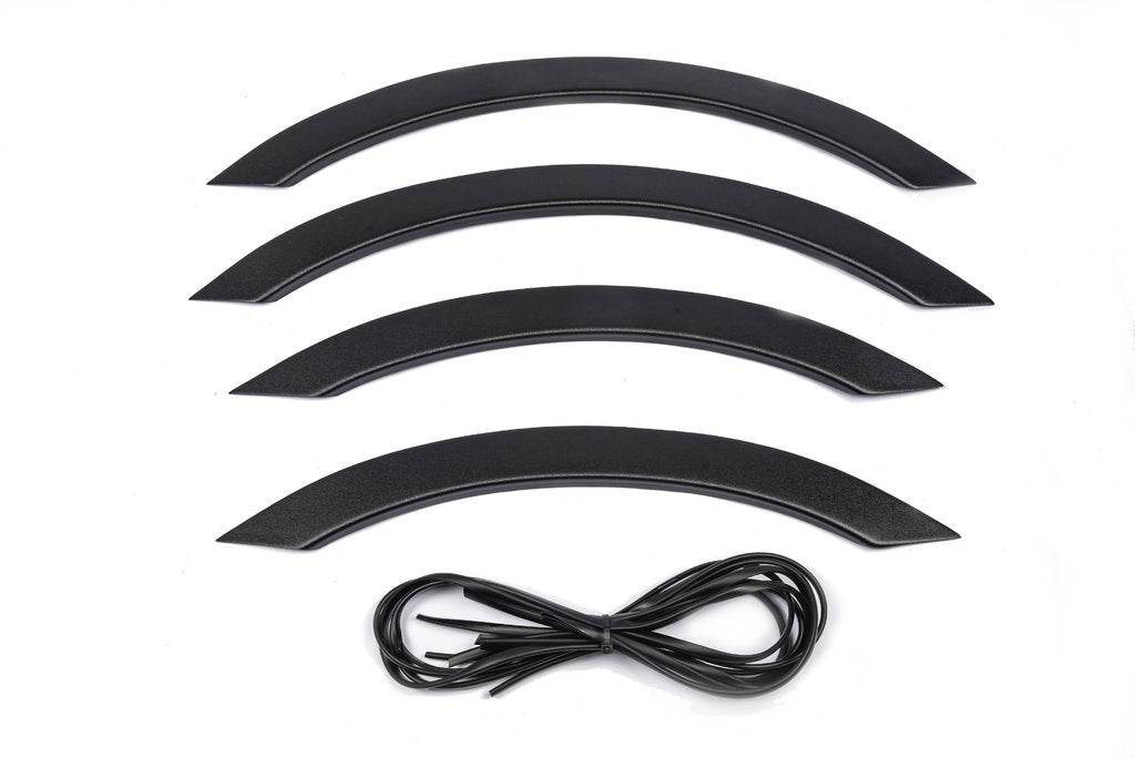 Narrow arch pads (4 pcs, ABS, black) for Mercedes Sprinter W906 2006-2018 - Reelken Auto