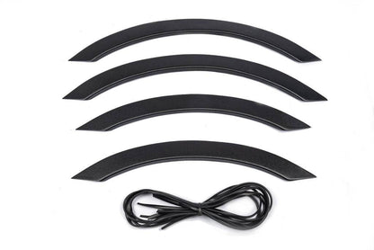 Narrow arch pads (4 pcs, ABS, black) for Mercedes Sprinter W906 2006-2018 - Reelken Auto