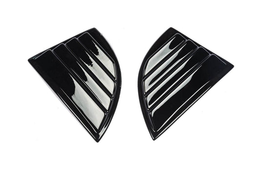 Covers for triangles of mirrors (2 pcs, ABS) for Honda Civic Sedan VIII 2006-2011 - Reelken Auto