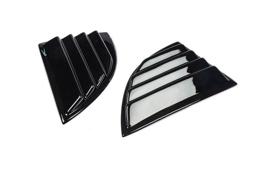 Covers for triangles of mirrors (2 pcs, ABS) for Honda Civic Sedan VIII 2006-2011 - Reelken Auto