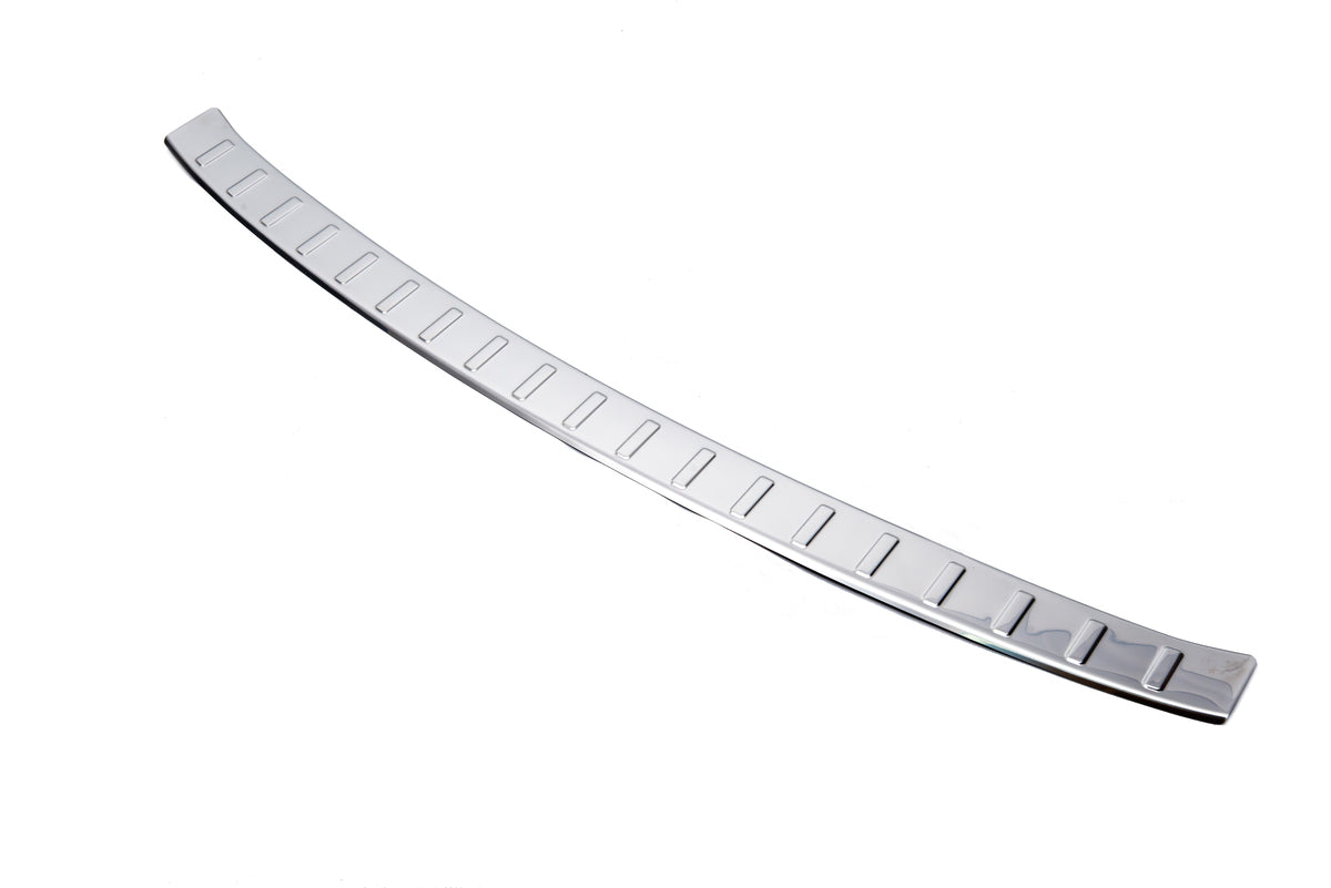 Rear Bumper Protector Carmos V1 (Avant, Stainless Steel) for Audi A4 B8 2007-2015 - image 1