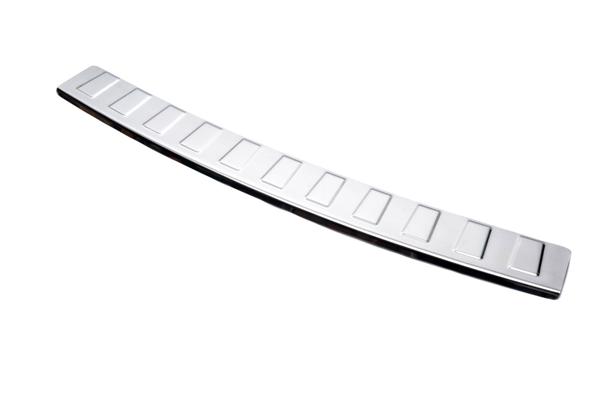 Rear bumper protector Carmos (SD, stainless steel) for BMW 3 Series F-30/31/34 2012-2019 - image 1