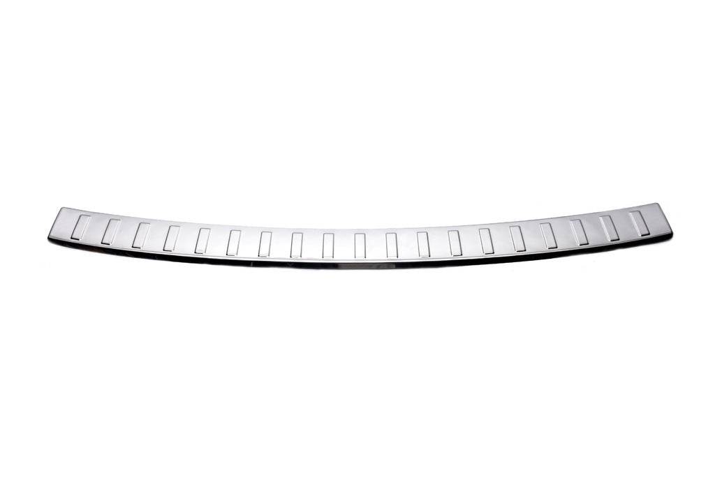 The overlay of steel on the rear bumper Carmos (stainless) for BMW X3 F-25 2011-2018 - Reelken Auto