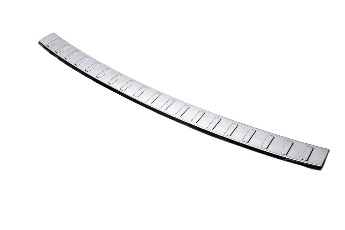The overlay of steel on the rear bumper Carmos (stainless) for BMW X3 F-25 2011-2018 - Reelken Auto
