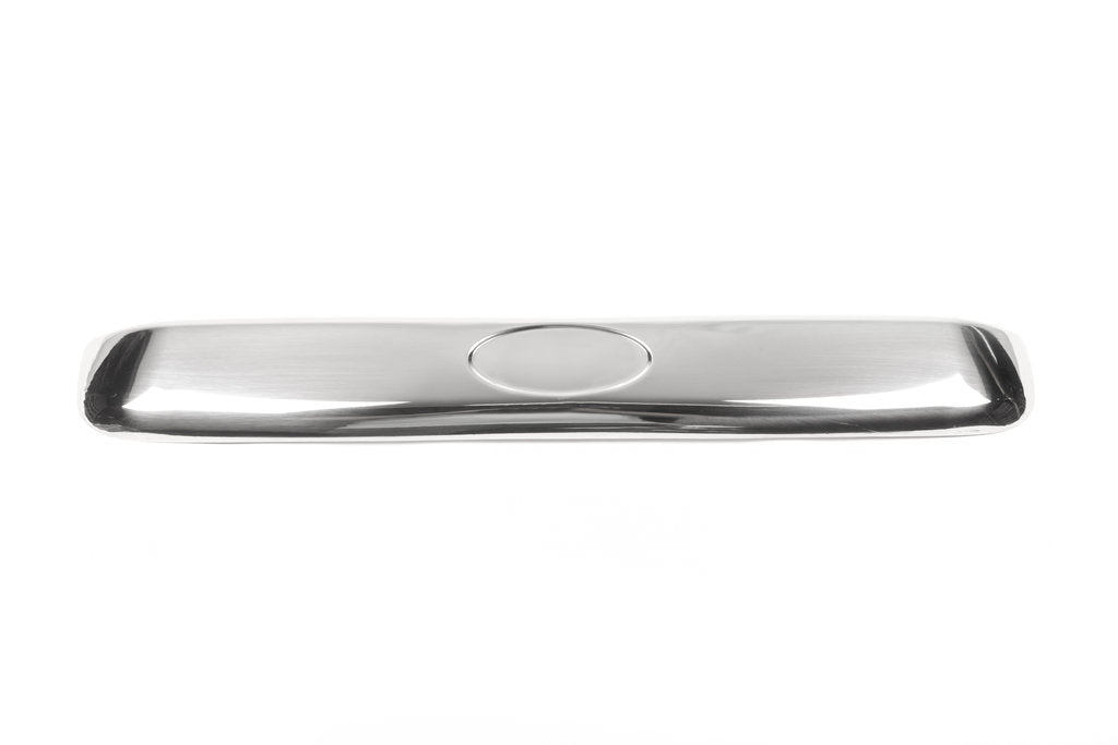 Chrome trim above license plate (fits on original, with logo cutout, stainless steel) for Ford Connect 2002-2006 - image 2