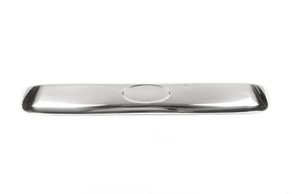 Chrome trim above license plate (fits on original, with logo cutout, stainless steel) for Ford Connect 2002-2006 - image 2