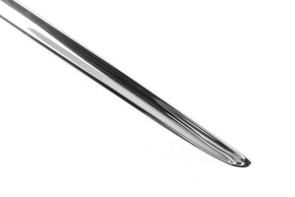 Chrome bracket above the number (stainless steel). for BMW 5 series E-34 1988-1995 - Reelken Auto