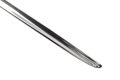 Chrome bracket above the number (stainless steel). for BMW 5 series E-34 1988-1995 - Reelken Auto