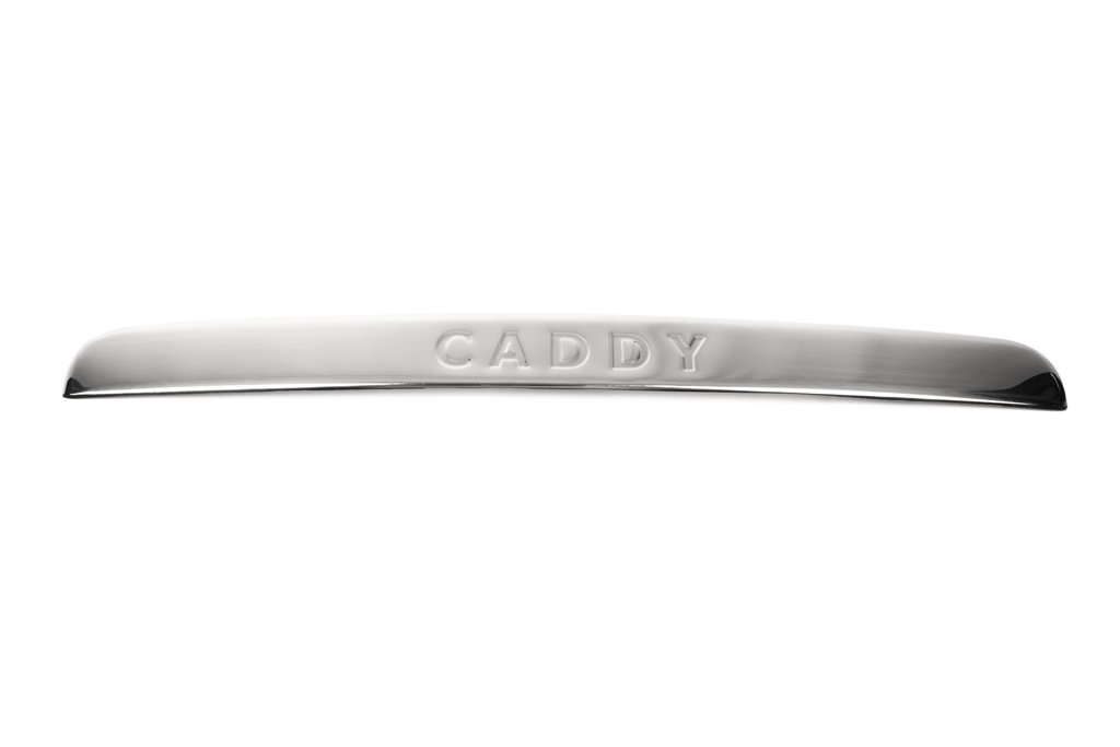 Trim above the room (1 doors, stainless steel) for Volkswagen Caddy 2010-2015 - image 4