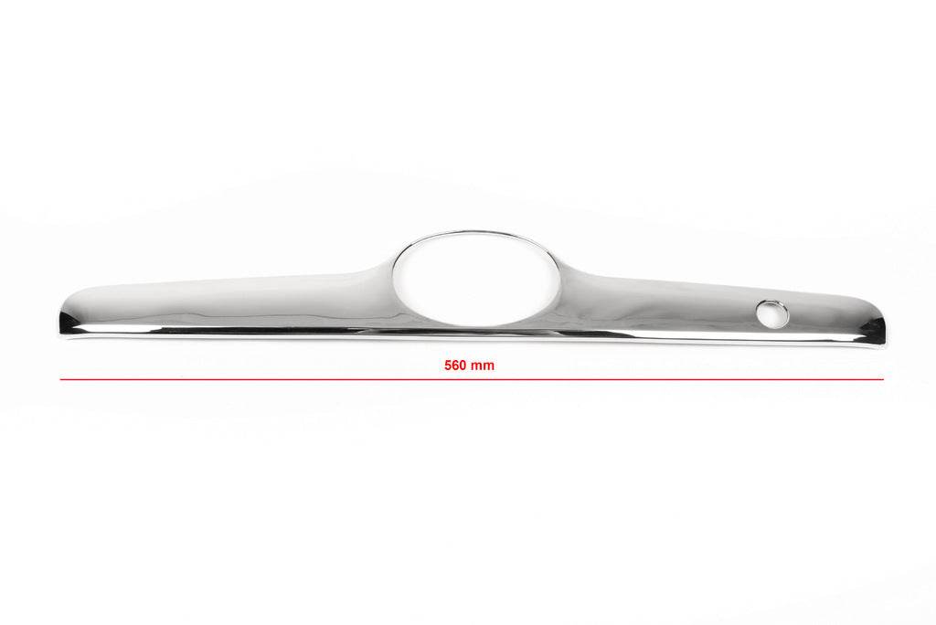 Chrome strip above the Sedan number (USA, ASIA 2002-2006) for Toyota Corolla 2002-2007 - Reelken Auto