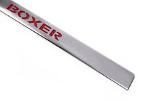 Chrome strap over the room LED-red (stainless) for Peugeot Boxer 2006-2025 - Reelken Auto