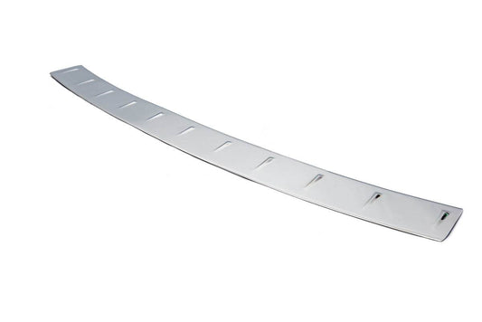 Rear bumper Carmos (stainless) for Skoda Rapid 2012-2019 - Reelken Auto