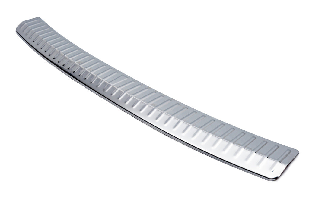 Rear bumper protector Carmos (RS, SW, stainless steel) for Skoda Octavia II A5 2006-2010 - image 1