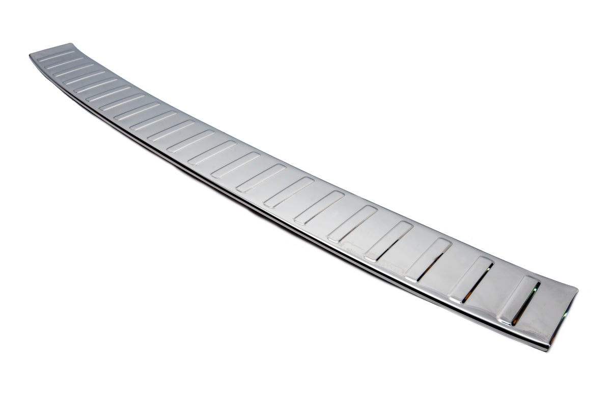 Rear Bumper Protector Carmos Stainless Steel for Skoda Kamiq 2019- - image 1