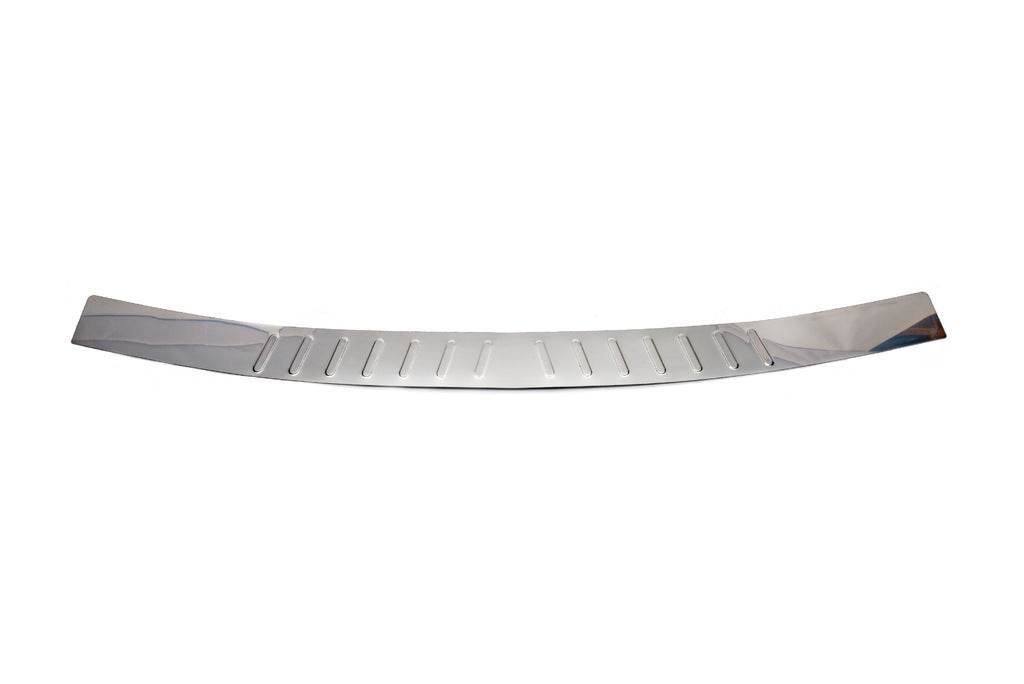 Cover on the rear bumper Carmos V1 (stainless steel) for Volkswagen Caddy 2015-2020 - Reelken Auto