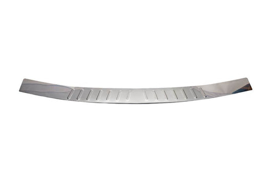 Cover on the rear bumper Carmos V1 (stainless steel) for Volkswagen Caddy 2015-2020 - Reelken Auto