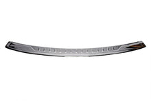 Rear bumper protector with lip (Carmos V1, stainless steel) for Volkswagen Caddy 2004-2010 - image 2