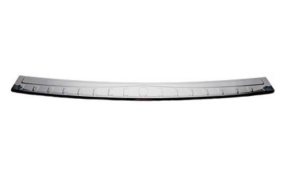 Cover on the rear bumper Carmos V1 gloss (1 door, stainless steel) for Volkswagen T6 - Reelken Auto