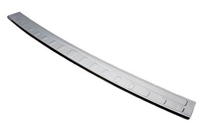 Cover on the rear bumper Carmos V1 gloss (1 door, stainless steel) for Volkswagen T6 - Reelken Auto