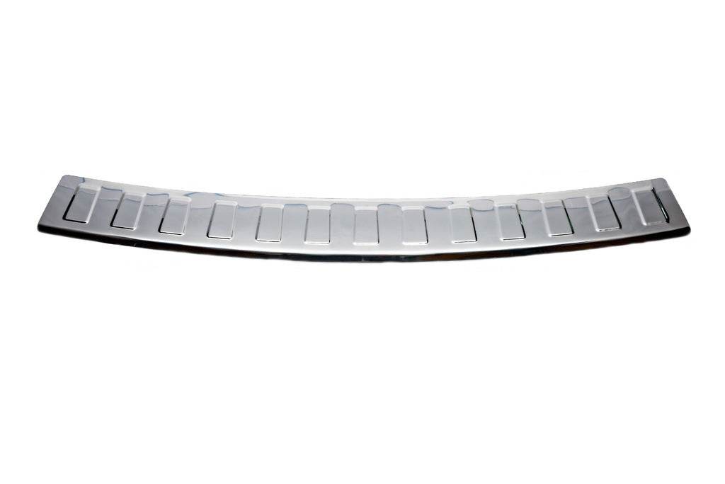 Cover on the rear bumper Carmos V1 (SW, stainless steel) for Volkswagen Golf 6 - Reelken Auto