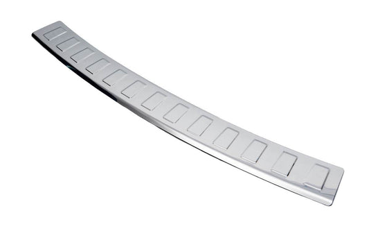 Cover on the rear bumper Carmos V1 (SW, stainless steel) for Volkswagen Golf 6 - Reelken Auto