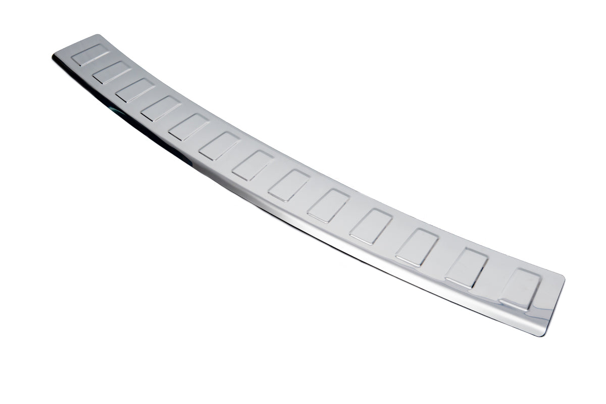 Rear Bumper Protector Carmos V1 (SW, Stainless Steel) for Volkswagen Golf 6 2008-2014 - image 1