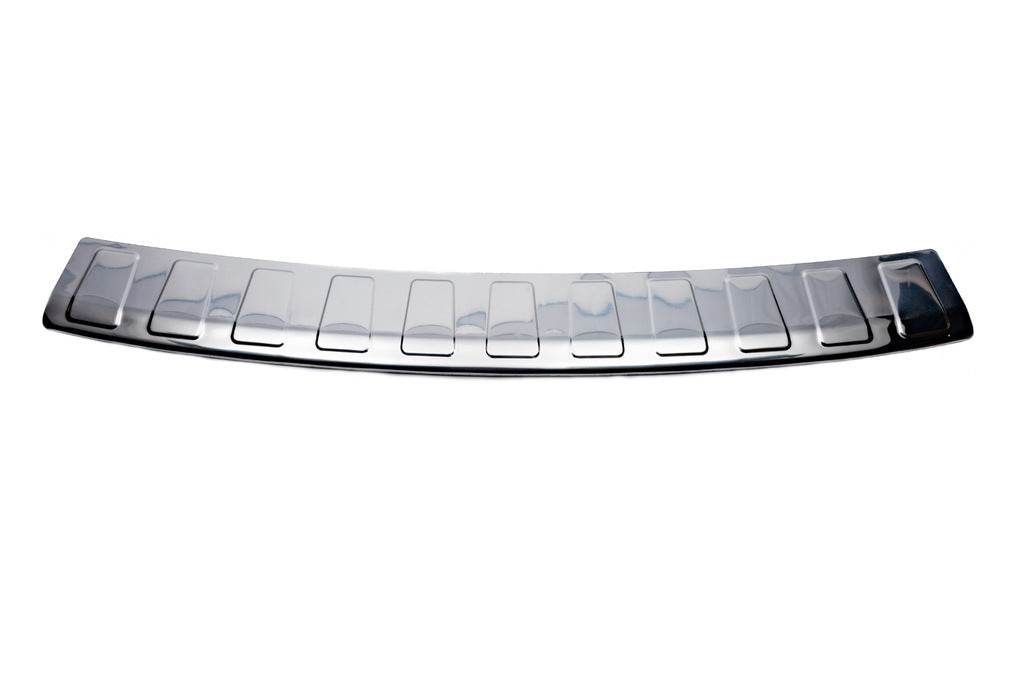 Cover on the rear bumper Carmos (SW, stainless steel) for Volkswagen Passat B7 2012-2015 - Reelken Auto