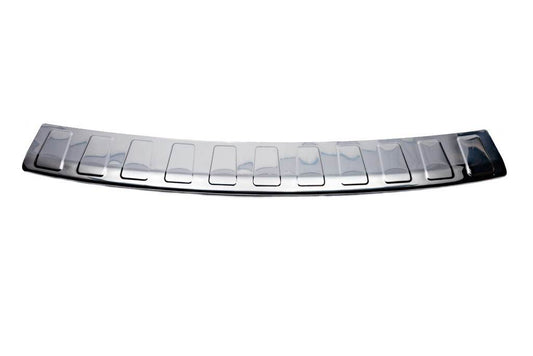 Cover on the rear bumper Carmos (SW, stainless steel) for Volkswagen Passat B7 2012-2015 - Reelken Auto