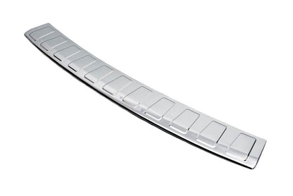 Cover on the rear bumper Carmos (SW, stainless steel) for Volkswagen Passat B7 2012-2015 - Reelken Auto