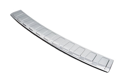 Rear bumper protector Carmos (SW, stainless steel) for Volkswagen Passat B7 2012-2015 - image 9