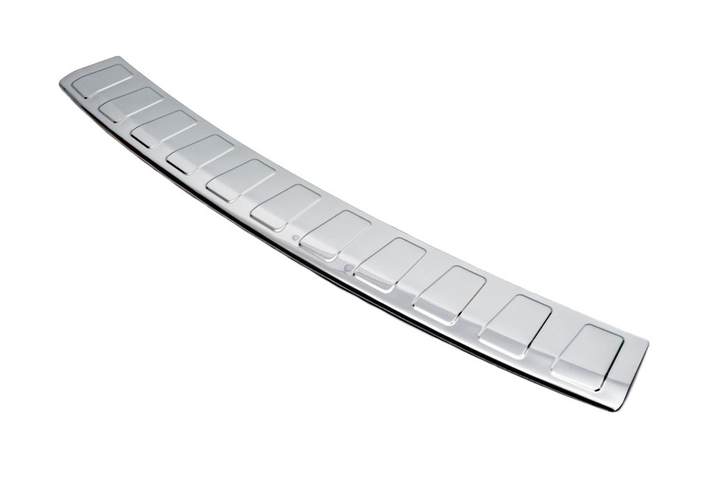 Rear bumper protector Carmos (SW, stainless steel) for Volkswagen Passat B7 2012-2015 - image 9