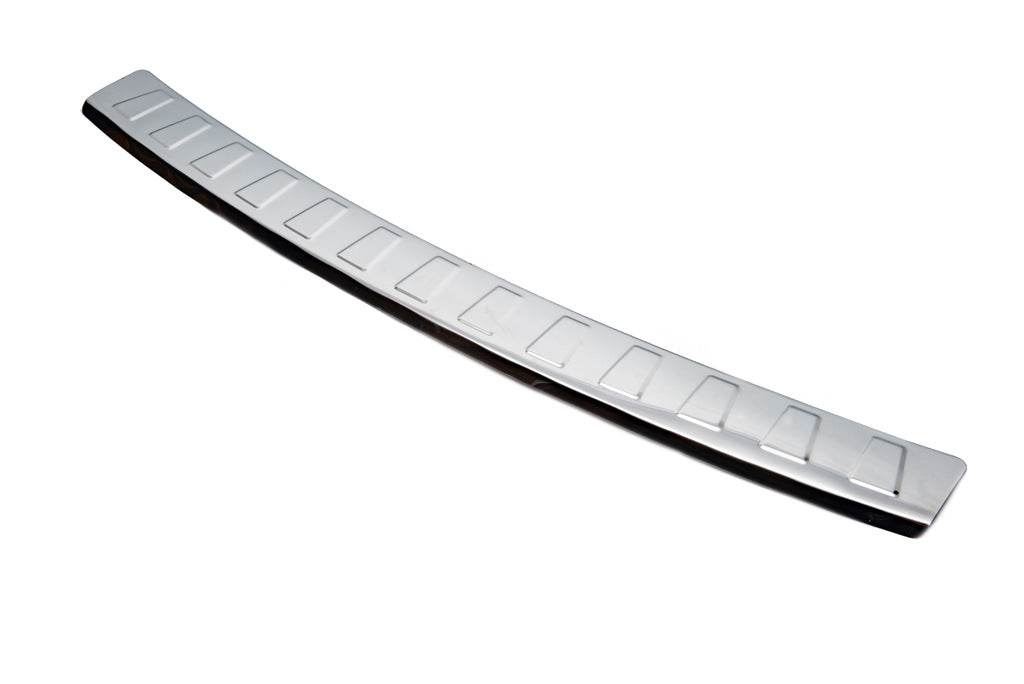Rear bumper Carmos (stainless) for Volkswagen Touran 2010-2015 - Reelken Auto