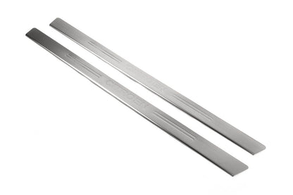 Sill OmsaLine (2 PCs., stainless steel.) for Citroen C-2 2003-2009 - Reelken Auto