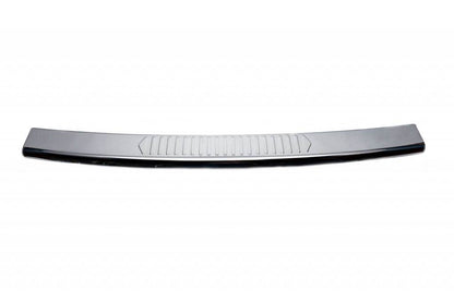 Cover on the rear bumper with a bend (Carmos V1, steel) for Volkswagen T5 Caravelle 2004-2010 - Reelken Auto