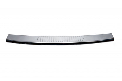 Rear bumper protector with lip (Carmos V1, stainless steel) for Volkswagen T5 Multivan 2003–2010 - image 2