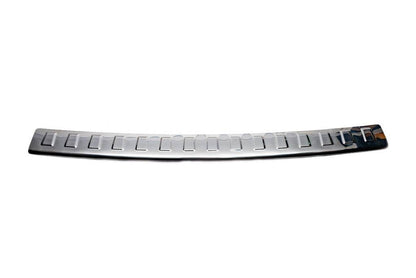 Pad on the rear bumper Carmos (stainless) for Mercedes B-class W246 2011-2018 - Reelken Auto
