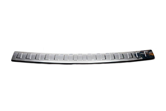 Pad on the rear bumper Carmos (stainless) for Mercedes B-class W246 2011-2018 - Reelken Auto