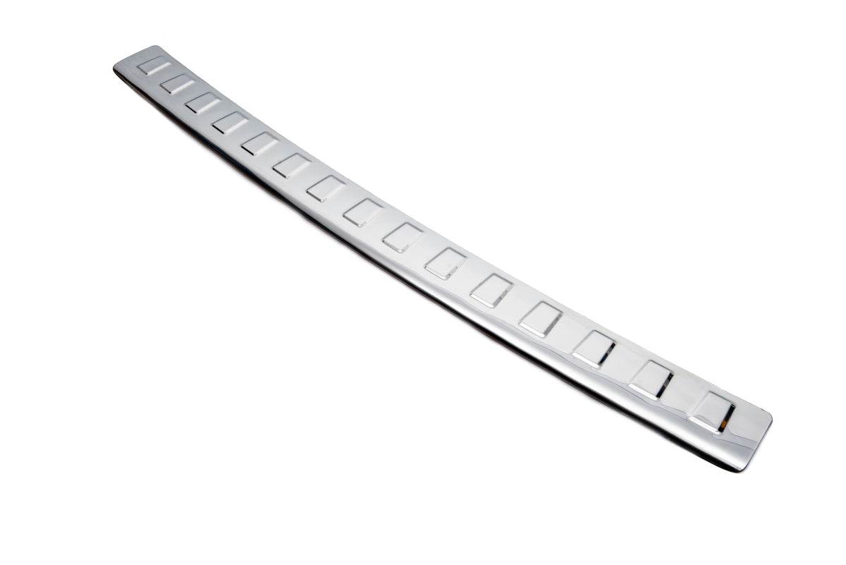 Pad on the rear bumper Carmos (stainless) for Mercedes B-class W246 2011-2018 - Reelken Auto