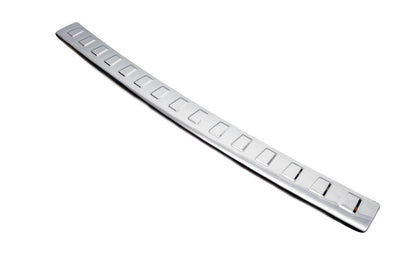 Pad on the rear bumper Carmos (stainless) for Mercedes B-class W246 2011-2018 - Reelken Auto